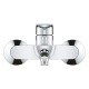 Смеситель для ванны Grohe BauEdge Хром с переключением между ванной и верхним душем (23605001)