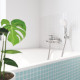 Смеситель для ванны Grohe BauEdge Хром с переключением между ванной и верхним душем (23605001)