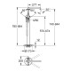 Смеситель для ванны Grohe Essence напольный Хром (25248001)