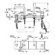 Смеситель для ванны Grohe Essence на 4 отверстия Фантомный черный (25251KF1)