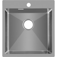 Кухонна мийка з нержавіючої сталі Gunter&Hauer METTER 4420 IX (44х50см)