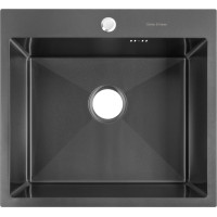 Кухонная мойка с нержавеющей стали Gunter&Hauer Mindel 5522 Black (55х51см)