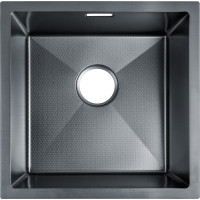 Кухонная мойка с нержавеющей стали Gunter&Hauer Olef 4522 Black Honey (45х45см)