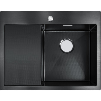 Кухонная мойка с нержавеющей стали Gunter&Hauer Rauda 6522 Black Honey LW (65х51см)