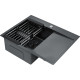 Кухонная мойка с нержавеющей стали Gunter&Hauer Rauda 6522 Black Honey RW (65х51см)