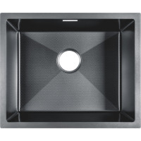 Кухонна мийка з нержавіючої сталі Gunter&Hauer Ruwer 5522 Black Honey (55х45см)