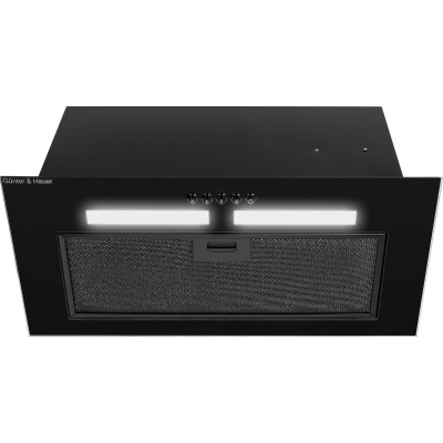 Встраиваемая кухонная вытяжка Gunter&Hauer ATALA 60 KGL Черная