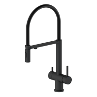 Кухонний змішувач Gunter&Hauer BERG Black Чорний з підключенням до фільтрованої води
