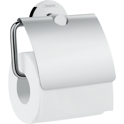 Тримач туалетного паперу Hansgrohe Logis Universal 41723000, з кришкою