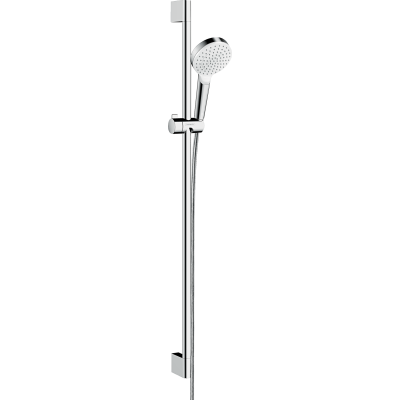 Душовий набір Hansgrohe Crometta 1jet 90 см, білий / хром 26537400