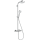 Душова система Hansgrohe Crometta Showerpipe 160 1jet EcoSmart з термостатом 27265400