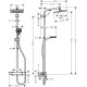 Душевая система Hansgrohe Crometta Е 240 1jet Showerpipe с термостатом EcoSmart 27281000