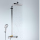 Душова система Hansgrohe Raindance Select E 300 2jet Showerpipe з термостатом, білий / хром 27126400