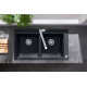 Мойка для кухни Hansgrohe S51 S510-F770, черный графит 43316170