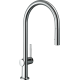 Змішувач Hansgrohe Talis M54 для кухонного миття з висувним душем, хром 72800000