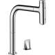 Змішувач Hansgrohe Metris Select M71 для кухонного миття з висувним душем, хром 73818000