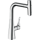 Змішувач Hansgrohe Metris Select M71 для кухонного миття з висувним душем, хром 73822000