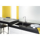 Смеситель Hansgrohe Focus для кухонной мойки с поворотным изливом на 3 положения, сталь 31820800