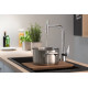 Смеситель Hansgrohe Talis Select M51 для кухонной мойки с выдвижным душем, хром 73867000