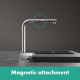 Смеситель Hansgrohe Aquno Select M81 для кухонной мойки с выдвижным душем, под сталь 73830800