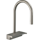 Смеситель Hansgrohe Aquno Select M81 для кухонной мойки с выдвижным душем, под сталь 73831800
