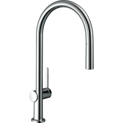 Змішувач Hansgrohe Talis M54 для кухонного миття з висувним душем, хром 72803000