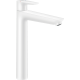 Смеситель Hansgrohe Talis E для раковины с высоким изливом и сливным гарнитуром, белый матовый (71716700)