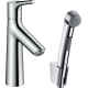 Смеситель Hansgrohe Talis Select S со сливным клапаном Push-Open для раковины с гигиеническим душем, хром (72290000)
