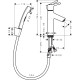 Змішувач Hansgrohe Talis Select S зі зливним клапаном Push-Open для раковини з гігієнічним душем, хром (72290000)