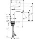 Смеситель Hansgrohe Metris для раковины со средним изливом и сливным гарнитуром, хром (31080000)