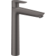 Смеситель Hansgrohe Talis E для раковины с высоким изливом и сливным гарнитуром, черный матовый хром (71716340)
