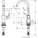 Змішувач Hansgrohe Talis для раковини з фіксованим виливом і зливним клапаном Push-Open, хром (32080000)