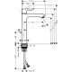 Змішувач Hansgrohe Metris для раковини із середнім виливом і зливним гарнітуром, хром (31183000)