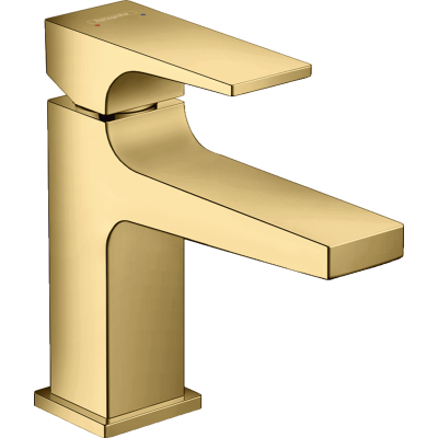 Смеситель Hansgrohe Metropol для раковины с донным клапаном Push-Open 32500990 (золото)