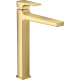 Смеситель Hansgrohe Metropol для раковины со сливным клапаном Push-Open 32512990 (золото)