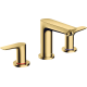 Смеситель Hansgrohe Talis E на три отверстия с донным клапаном, золото (71733990)