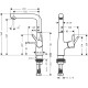 Смеситель Hansgrohe Talis S для раковины с поворотным изливом и сливным гарнитуром, хром (72105000)
