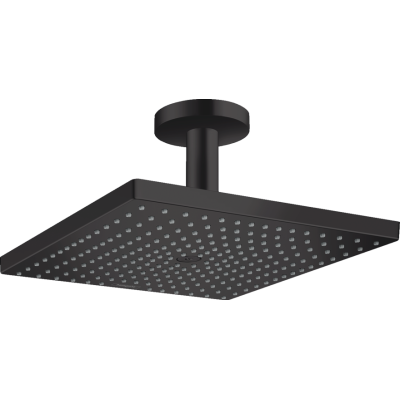 Верхний душ Hansgrohe Raindance E 300 1jet с потолочным соединителем, черный матовый 26250670