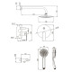Змішувач для ванни Imprese Bilina (VR-50225)