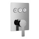 Змішувач для ванни 3 виходи, прихований монтаж Imprese Smart Click (ZMK101901202)