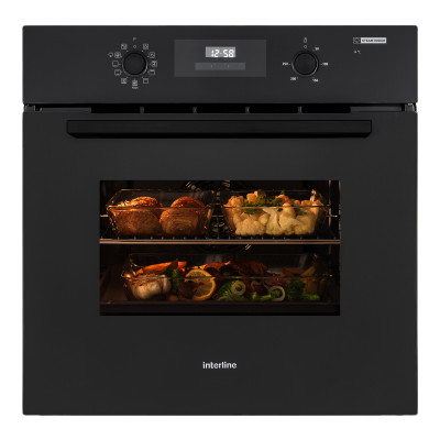 Духовой электрический шкаф INTERLINE OEG 543 ECC BA Черный