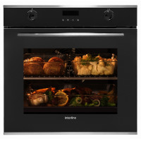 Духова електрична шафа INTERLINE OEG 733 ETD BB Чорний