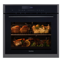 Духова електрична шафа INTERLINE OEG 934 STF BB Чорний