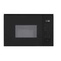 Мікрохвильова піч Interline MWC 320 SSG BA Чорне скло