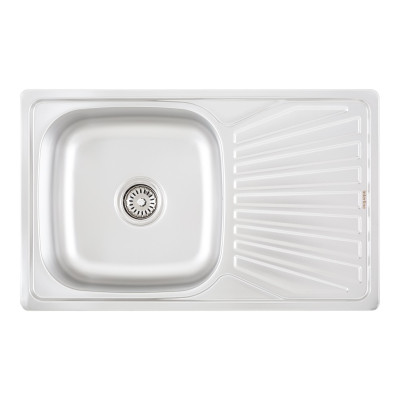 Кухонная мойка с нержавеющей стали INTERLINE VEGA microdecor 