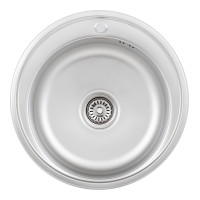 Кухонная мойка с нержавеющей стали Interline RONDO sateen