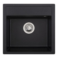 Кам'яна кухонна мийка INTERLINE BRUT black Чорний