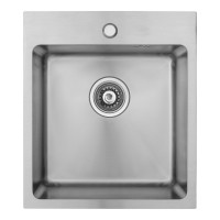 Кухонная мойка с нержавеющей стали INTERLINE ELEGANT Slim Sateen PR