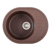 Кам'яна кухонна мийка INTERLINE EVA chocolate Коричневий Кам'яна кухонна мийка INTERLINE EVA chocolate Коричневий