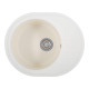 Каменная кухонная мойка INTERLINE EVA old white Кремовый